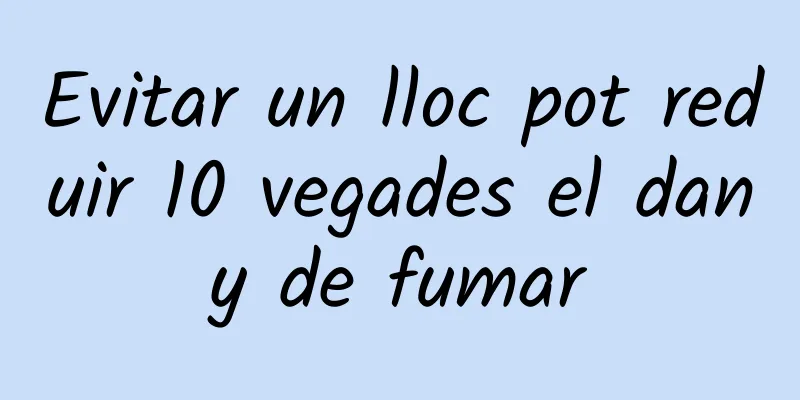 Evitar un lloc pot reduir 10 vegades el dany de fumar