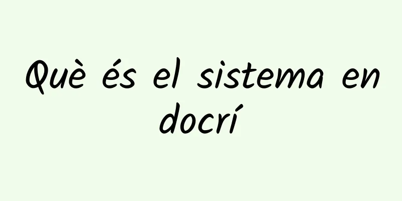 Què és el sistema endocrí