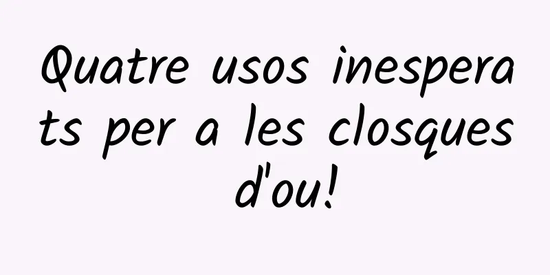 Quatre usos inesperats per a les closques d'ou!