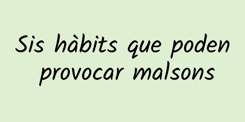 Sis hàbits que poden provocar malsons