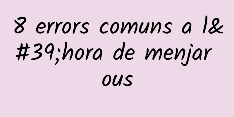 8 errors comuns a l'hora de menjar ous