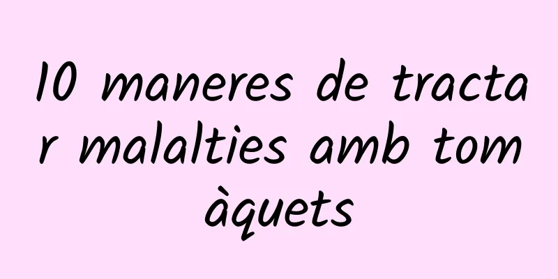 10 maneres de tractar malalties amb tomàquets
