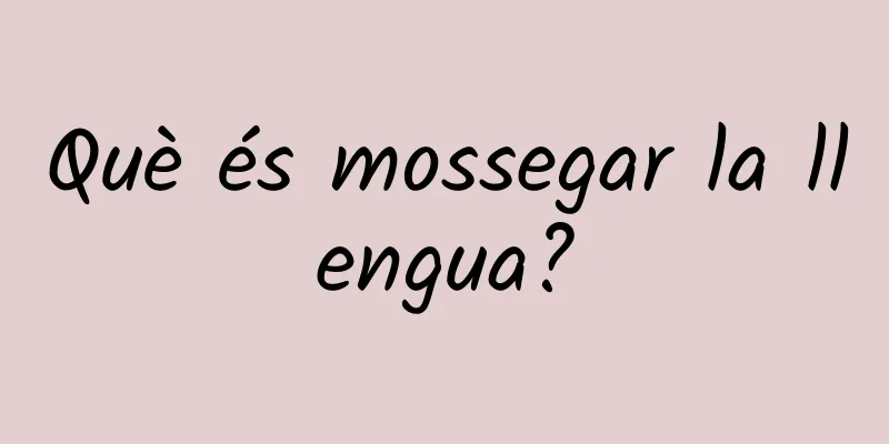 Què és mossegar la llengua?