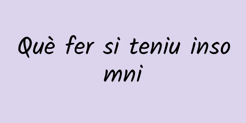 Què fer si teniu insomni