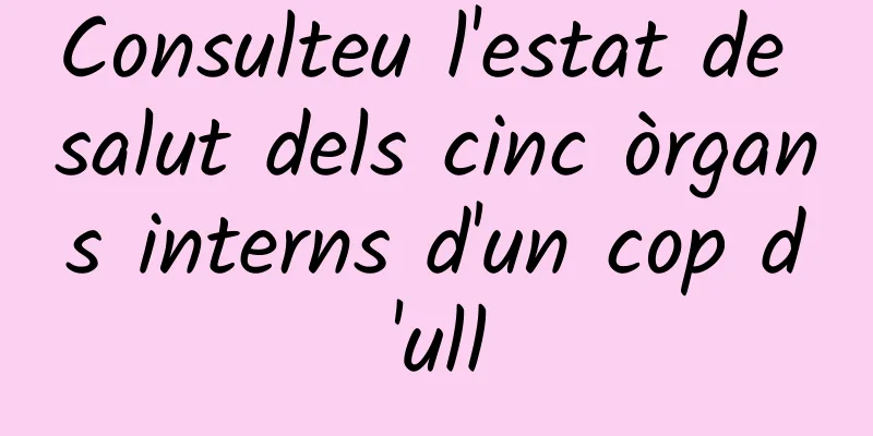 Consulteu l'estat de salut dels cinc òrgans interns d'un cop d'ull