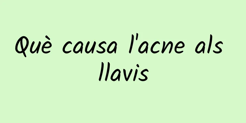 Què causa l'acne als llavis