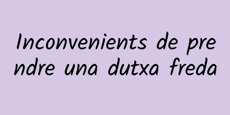 Inconvenients de prendre una dutxa freda