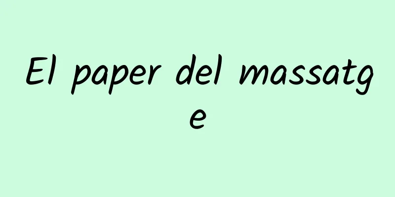 El paper del massatge