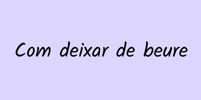 Com deixar de beure
