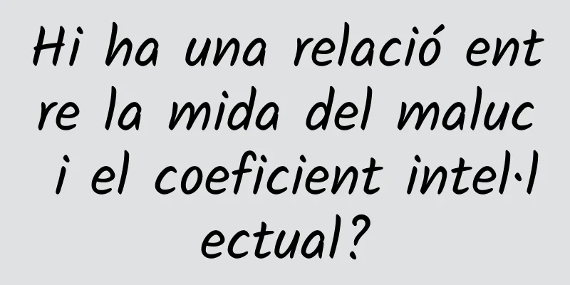 Hi ha una relació entre la mida del maluc i el coeficient intel·lectual?