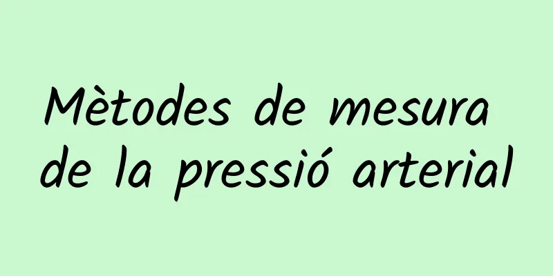 Mètodes de mesura de la pressió arterial