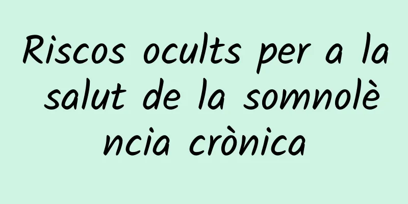 Riscos ocults per a la salut de la somnolència crònica