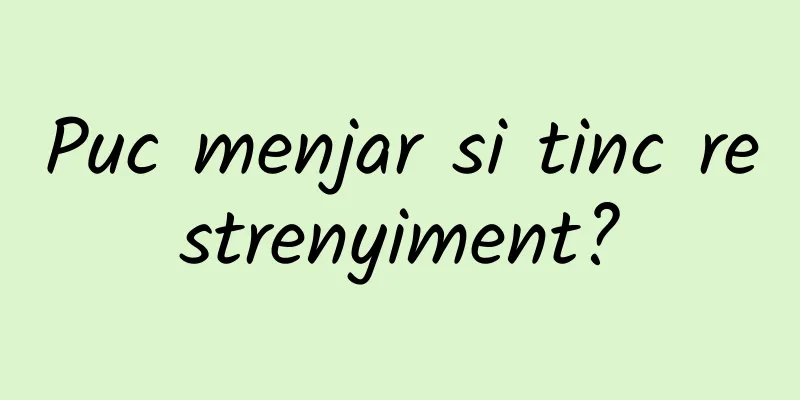 Puc menjar si tinc restrenyiment?