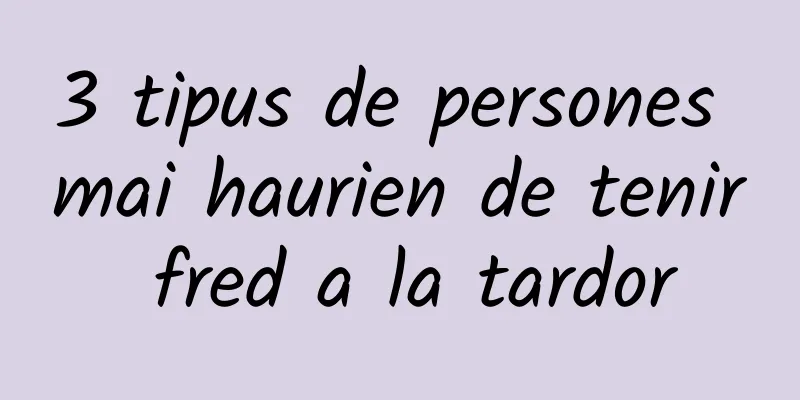 3 tipus de persones mai haurien de tenir fred a la tardor