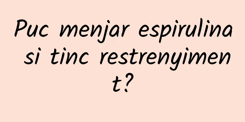 Puc menjar espirulina si tinc restrenyiment?