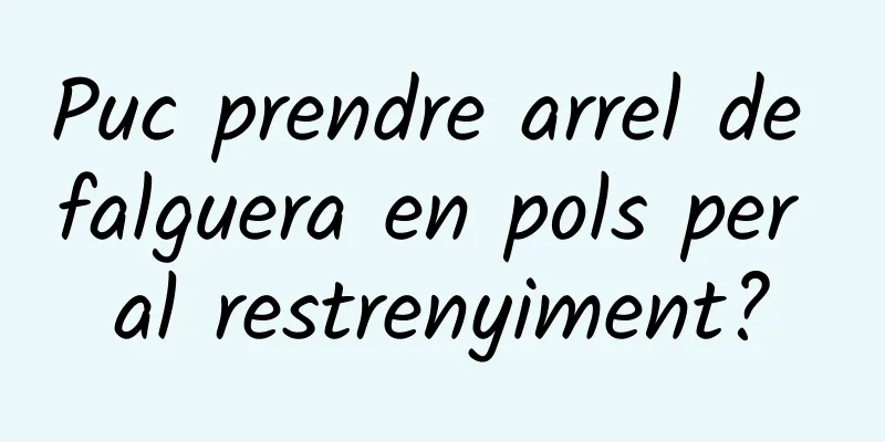 Puc prendre arrel de falguera en pols per al restrenyiment?