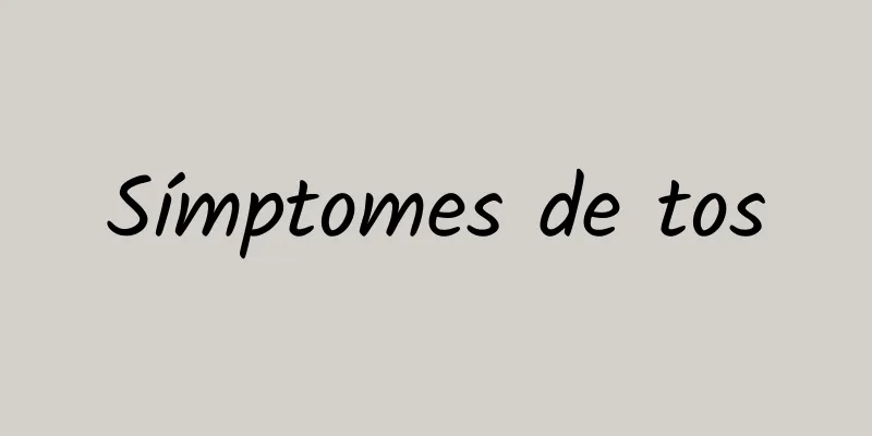 Símptomes de tos