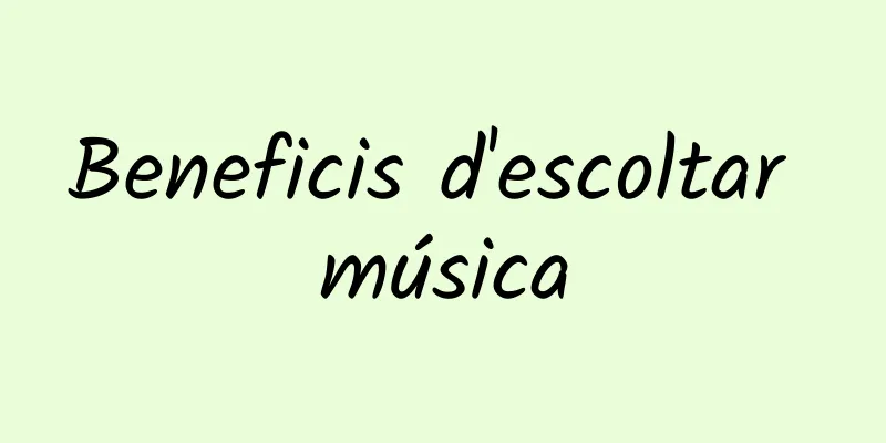 Beneficis d'escoltar música