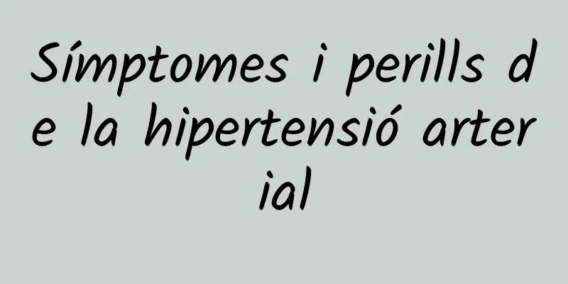 Símptomes i perills de la hipertensió arterial