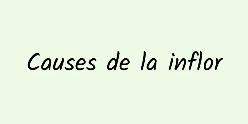 Causes de la inflor