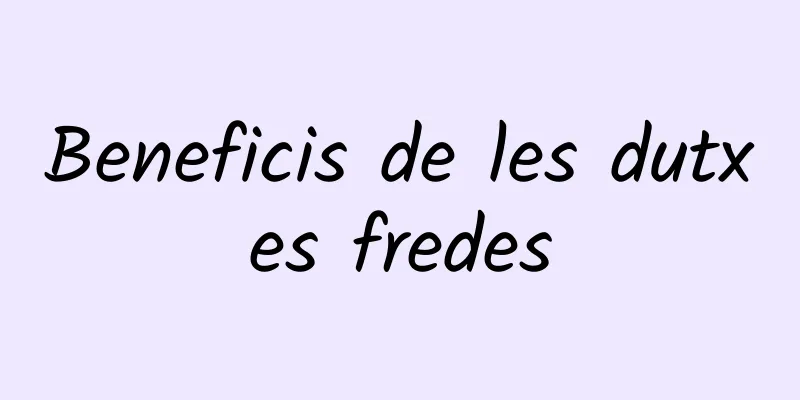 Beneficis de les dutxes fredes