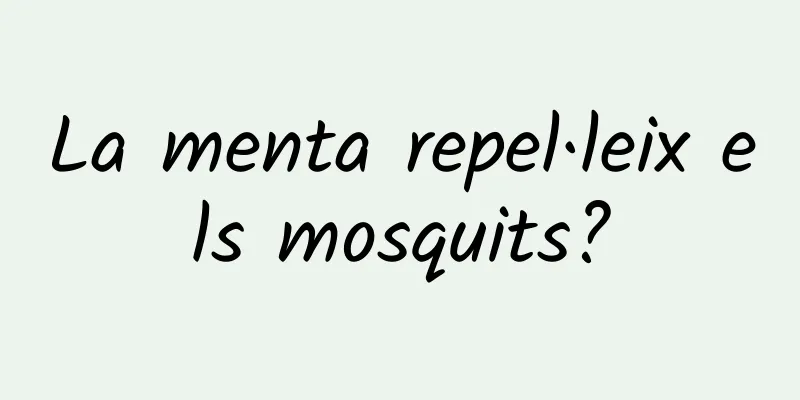 La menta repel·leix els mosquits?
