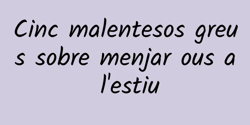 Cinc malentesos greus sobre menjar ous a l'estiu