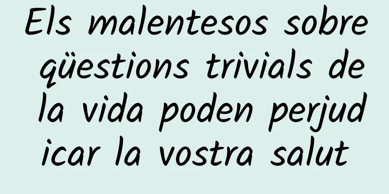 Els malentesos sobre qüestions trivials de la vida poden perjudicar la vostra salut