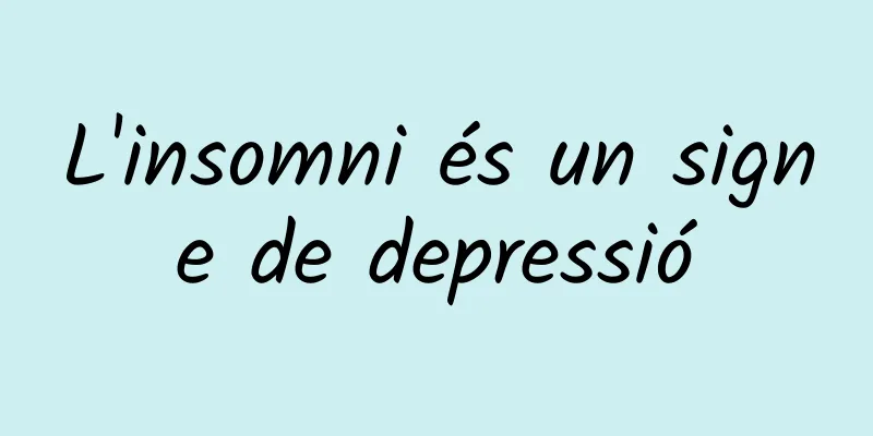 L'insomni és un signe de depressió