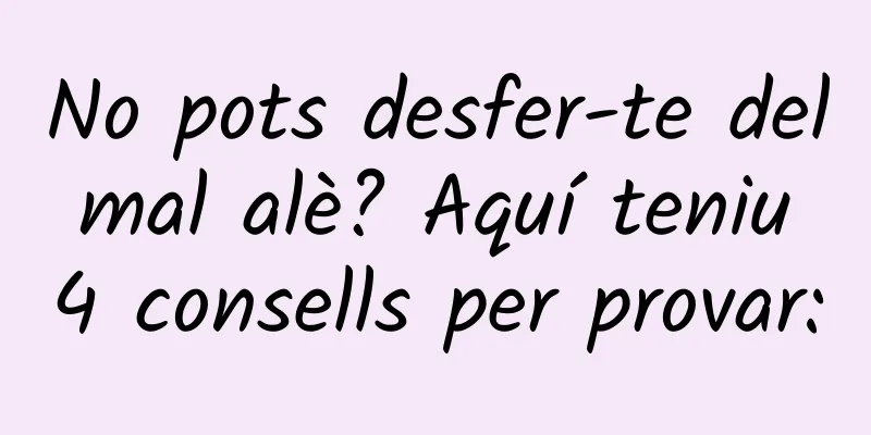 No pots desfer-te del mal alè? Aquí teniu 4 consells per provar: