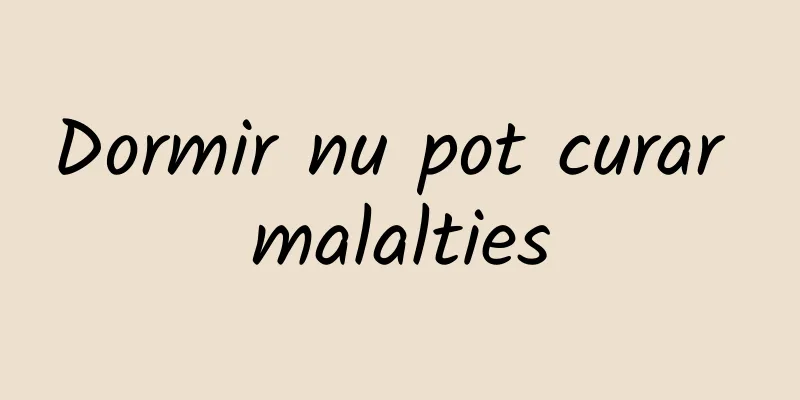 Dormir nu pot curar malalties