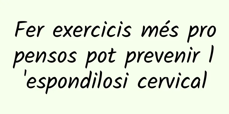 Fer exercicis més propensos pot prevenir l'espondilosi cervical