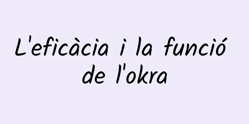 L'eficàcia i la funció de l'okra