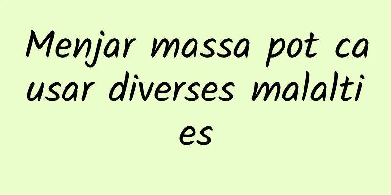 Menjar massa pot causar diverses malalties