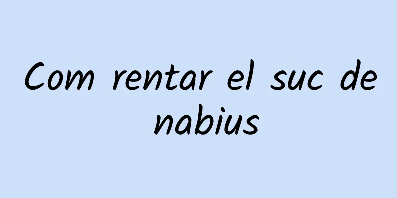 Com rentar el suc de nabius