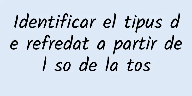 Identificar el tipus de refredat a partir del so de la tos