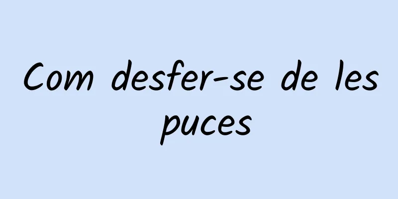 Com desfer-se de les puces