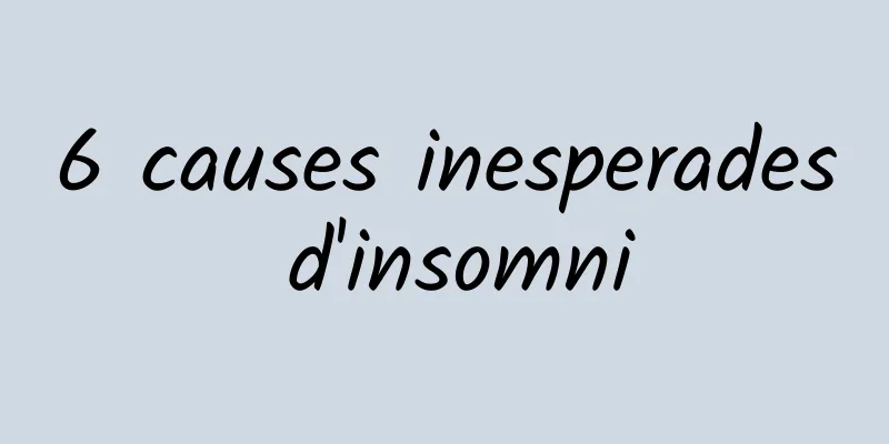6 causes inesperades d'insomni