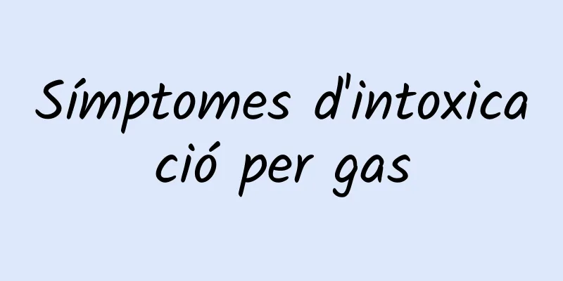 Símptomes d'intoxicació per gas