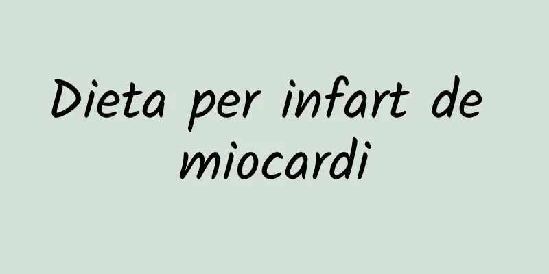 Dieta per infart de miocardi