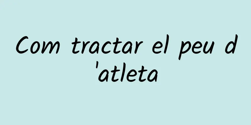 Com tractar el peu d'atleta