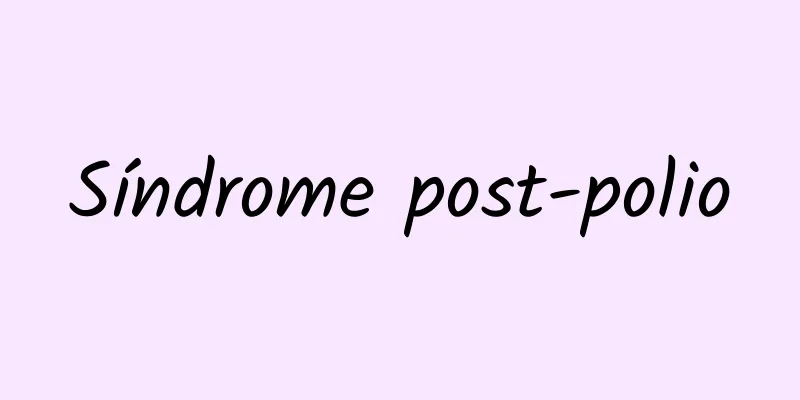 Síndrome post-polio