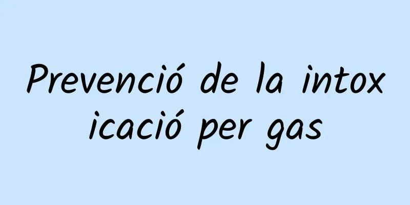 Prevenció de la intoxicació per gas