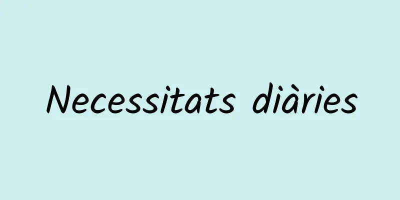 Necessitats diàries