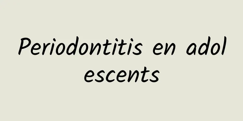Periodontitis en adolescents