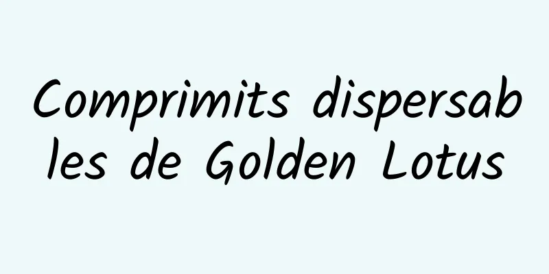 Comprimits dispersables de Golden Lotus