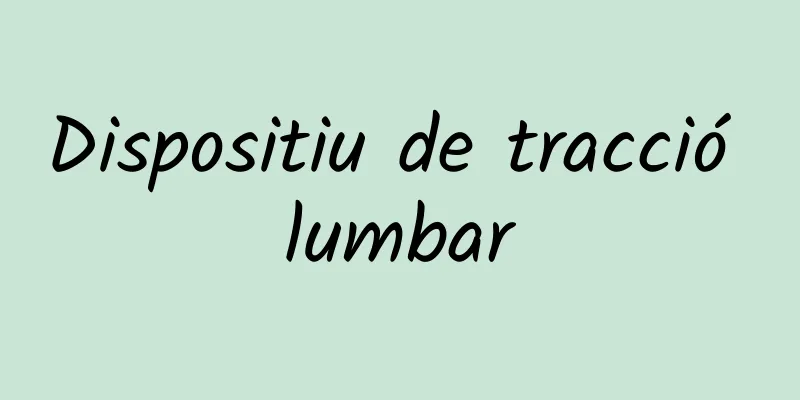 Dispositiu de tracció lumbar