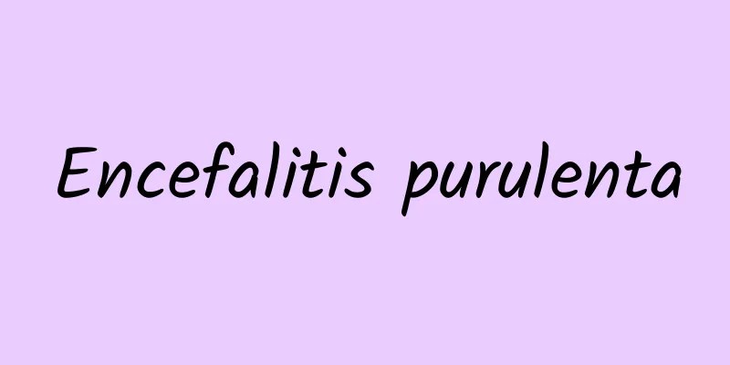 Encefalitis purulenta