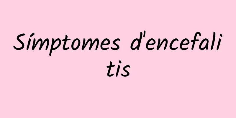 Símptomes d'encefalitis