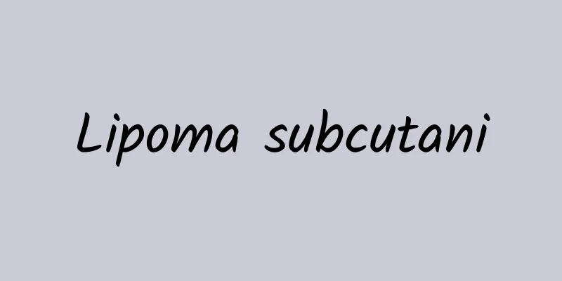 Lipoma subcutani